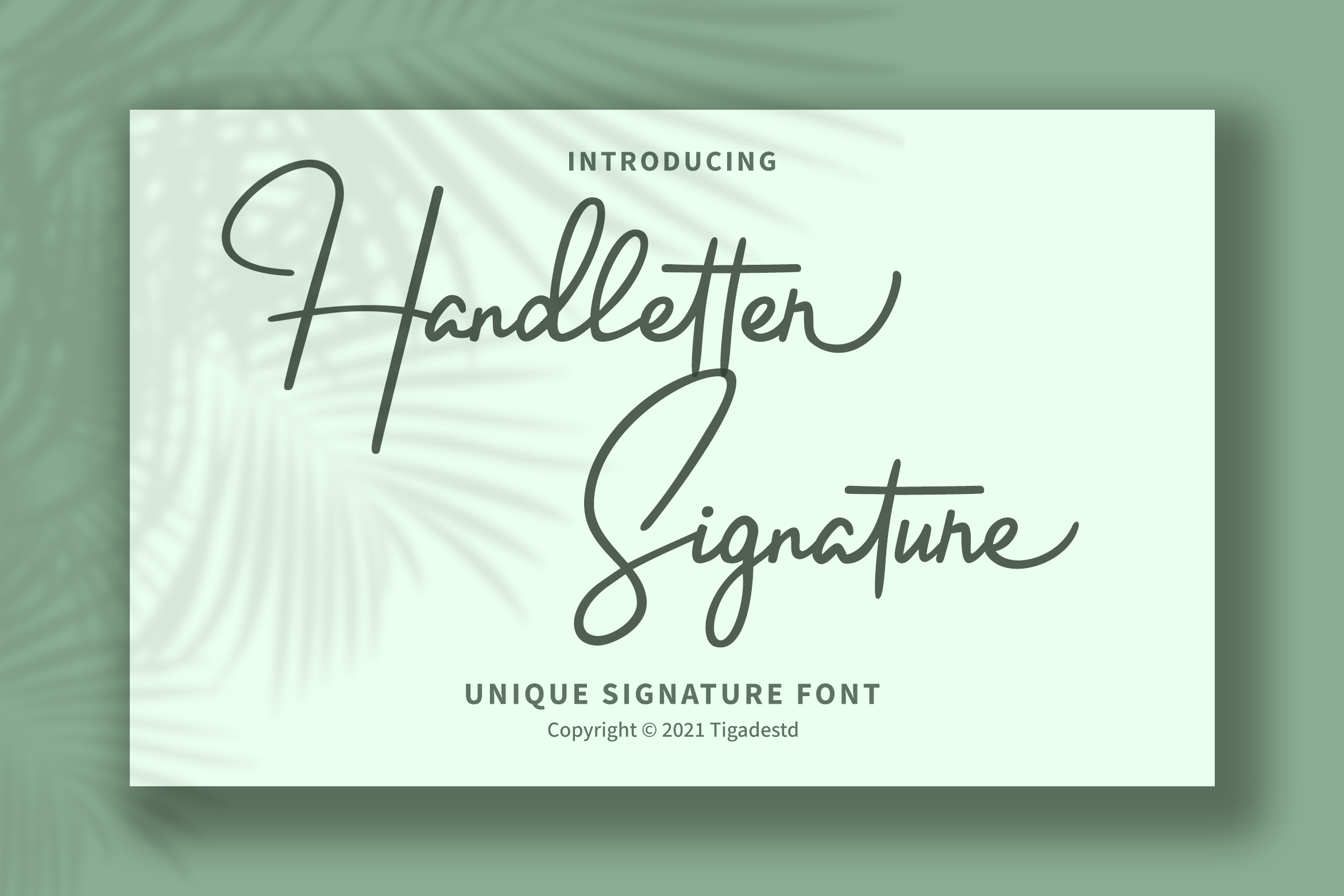 Handletter Signature